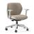 OFY Low-Back Task Office Chair w/3D Adjustable Armrests, Grey Frame