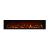 Wall mount B Built-in Electric Fireplace with Glass & Black Steel Surround