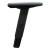 Eva.II Executive Chair w/Lumbar Support & Soft PU Headrest, Black Plastic Chair Body, Synchro Mechanism w/Side Tension (Plastic Base w/Fibreglass)