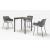 Ogi Y MFC/Metal Square Cafe Table