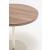 Quando MFC Round Coffee Table w/ Metal Disc Base
