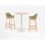 Tack Office Melamine High Table