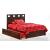 Spices Tamarind Wood K-Series High/Low Platform Bed