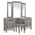 Tamsin Wood Vanity Desk with Mirror