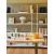 Tanca Straight Bookcase w/PET Acoustic Screen & 4 Shelves