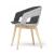TWIST&SIT Armchair, Wood Base