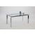 Tara Pop-up Extension Glass Dining Table