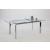 Tara Pop-up Extension Glass Dining Table
