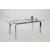 Tara Pop-up Extension Glass Dining Table