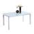 Tara Pop-up Extension Glass Dining Table