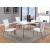 Tara Pop-up Extension Glass Dining Table