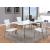 Tara Pop-up Extension Glass Dining Table