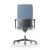 Aura Task Chair w/Height Adjustable Backrest, Depth Adjustable Seat, Synchro Mechanism, Anti-Shock System, Plastic Base with Fibreglass