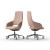 Sandie Swivel Adjustable Task Chair w/Weight Sensitive Synchro Mechanism w/3 Locking Positions & 5-Star Base w/Castors