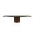 Yoroi Metal/Ceramic/Veneer Rectangular Extendable Dining Table