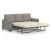 Larimer Modern Sofa | Iron Fabric with Track Arms