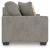 Larimer Modern Sofa | Iron Fabric with Track Arms