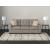 Larimer Modern Sofa | Iron Fabric with Track Arms