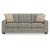 Larimer Modern Sofa | Iron Fabric with Track Arms