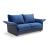 Thelma Leather Convertible Sofabed Customizable