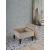 Theo Fabric Accent Armchair w/Storage Ottoman