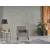Theo Fabric Accent Armchair w/Storage Ottoman