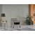 Theo Fabric Accent Armchair w/Storage Ottoman