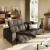 Portento Fabric/Leather Power Recliner Sofa