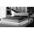 Alga Modern Ecoleather King Size Bed w/Lighting