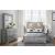 Tiffany MDF/Wood Panel Storage Bed w/2 Lamps, Queen Size