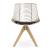 Tiger Metal Swivel Dining Chair w/Pyramid Base