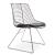 Tiger Metal Dining Chair w/Wire Base