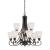 Haven 9-Light Chandelier, Configuration 1