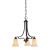 Treme 3-Light Chandelier