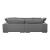 Plunge Polyester Reversible Sectional