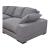 Plunge Polyester Reversible Sectional