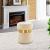 Troy Round Velvet Ottoman