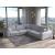 Toledo Polyester Fabric Customizable Sectional Sofa w/Track Arms & Back Roller Support