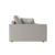 Toledo Polyester Fabric Customizable Sectional Sofa w/Track Arms & Back Roller Support