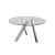 Tower Glass Round Table