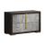 Travertine Premium Wood Veneer Bedroom Set with LED Light