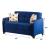 Trenton Fabric Storage Sleeper Loveseat