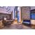 Tru View 3-Sided Glass Electric Fireplace, Appliance Depth 14 1/4