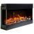 Tru View Slim 3-Sided Glass Electric Fireplace, Appliance Depth 10 5/8