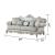 Tuscan Thick Velvet Sofa