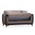 Tuxedo Polyester Convertible Storage Loveseat