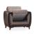 Tuxedo Polyester Convertible Storage Living Room Set