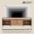 DUMBO 85-inch TV Stand w/6 Shelves & 2 Drawers 