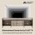 DUMBO 85-inch TV Stand w/6 Shelves & 2 Drawers 