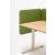 Twin Acoustic Fabric Side Screen for Bench Desk